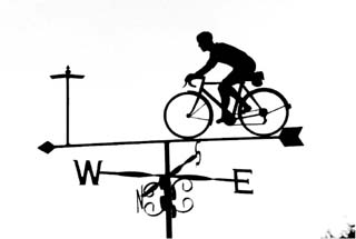 Touring Bike weathervane